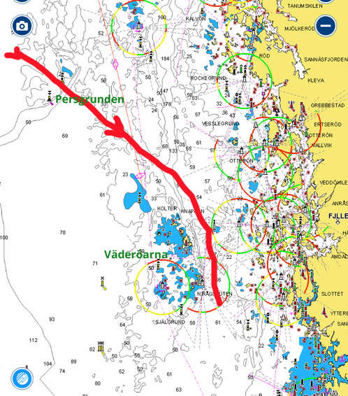 Persgrunnen - så Väderöarna