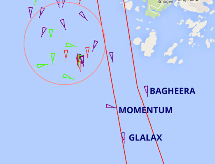 Krysslens mot Brofjorden