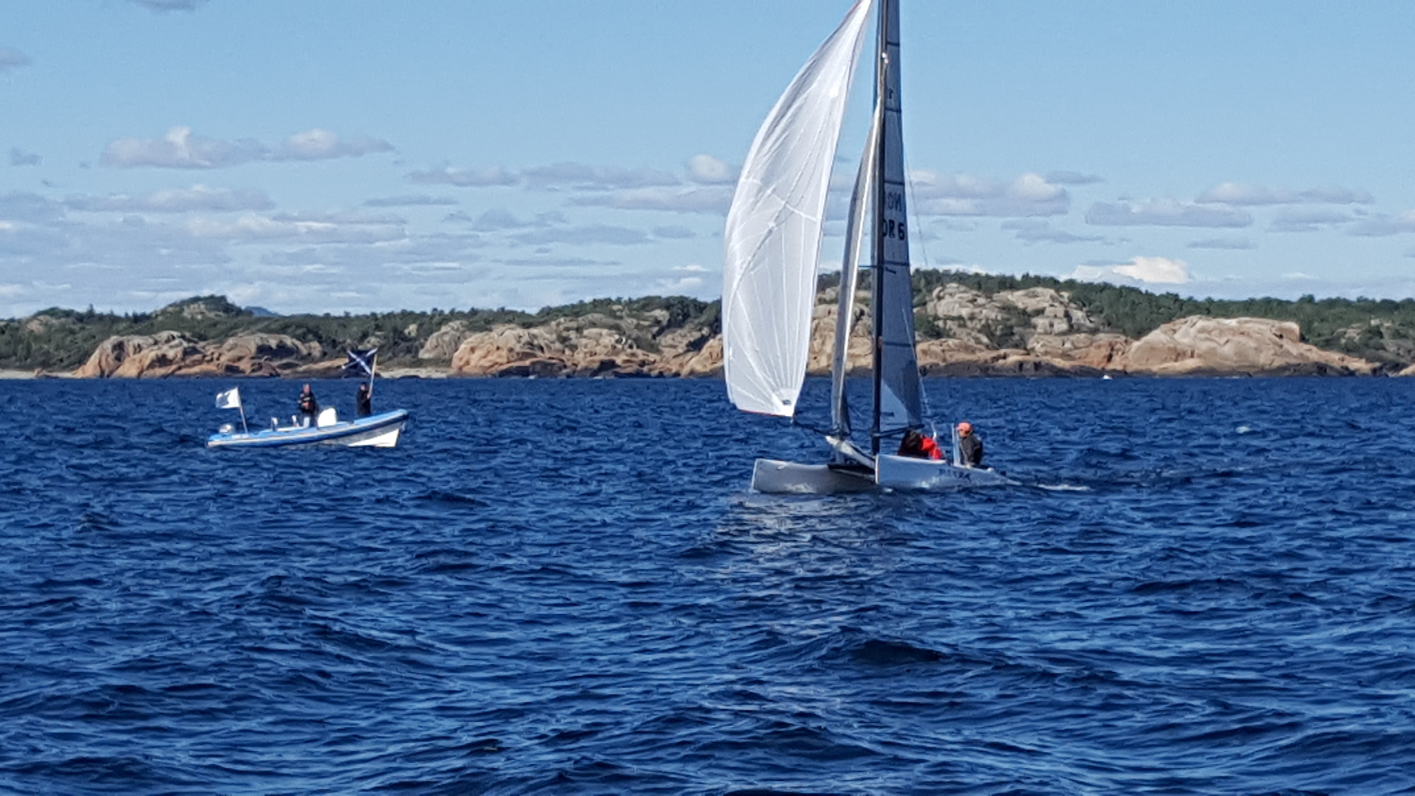 Regatta 10, siste, målgang