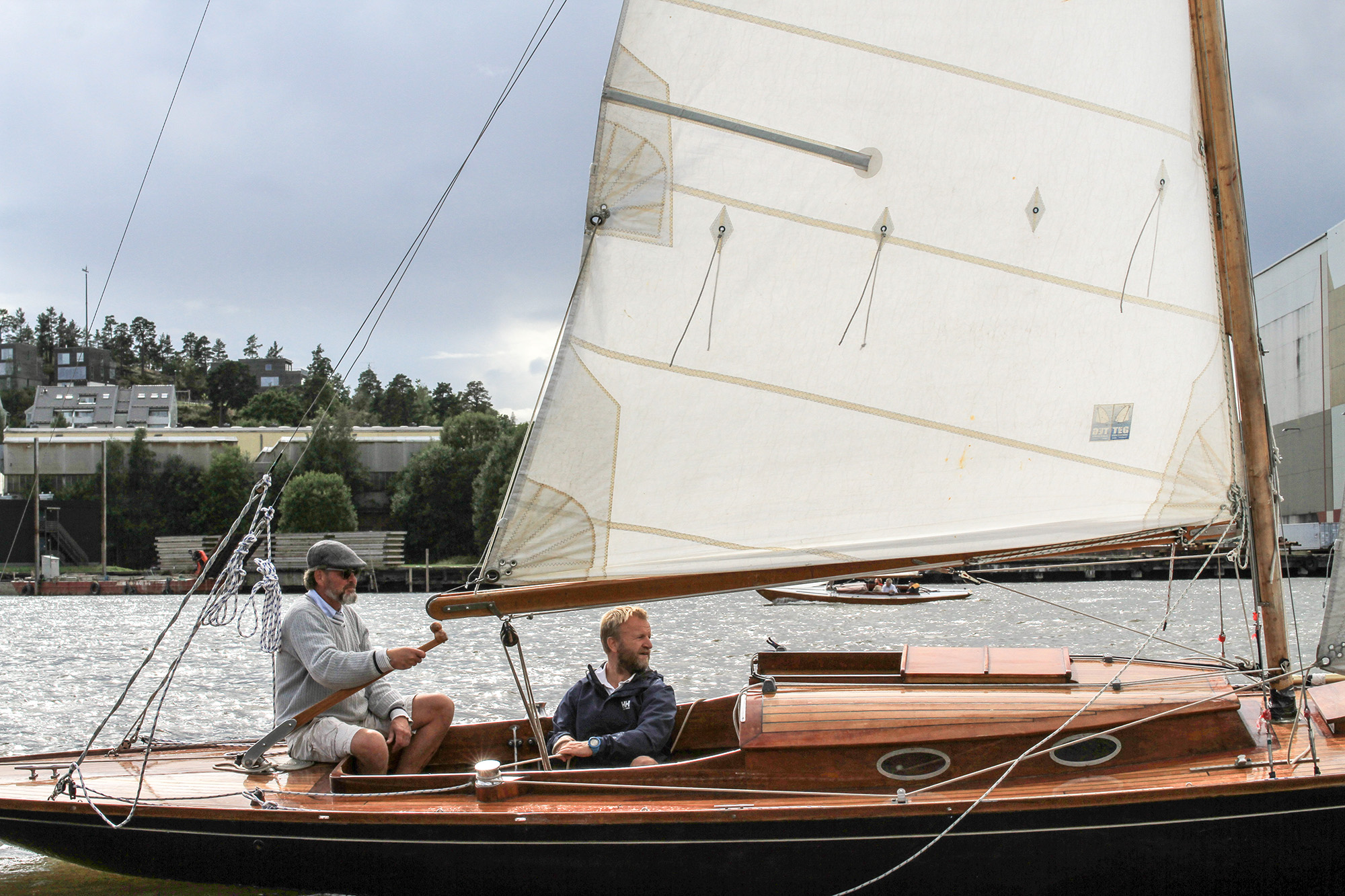 Vakker trebåt. 5 meter