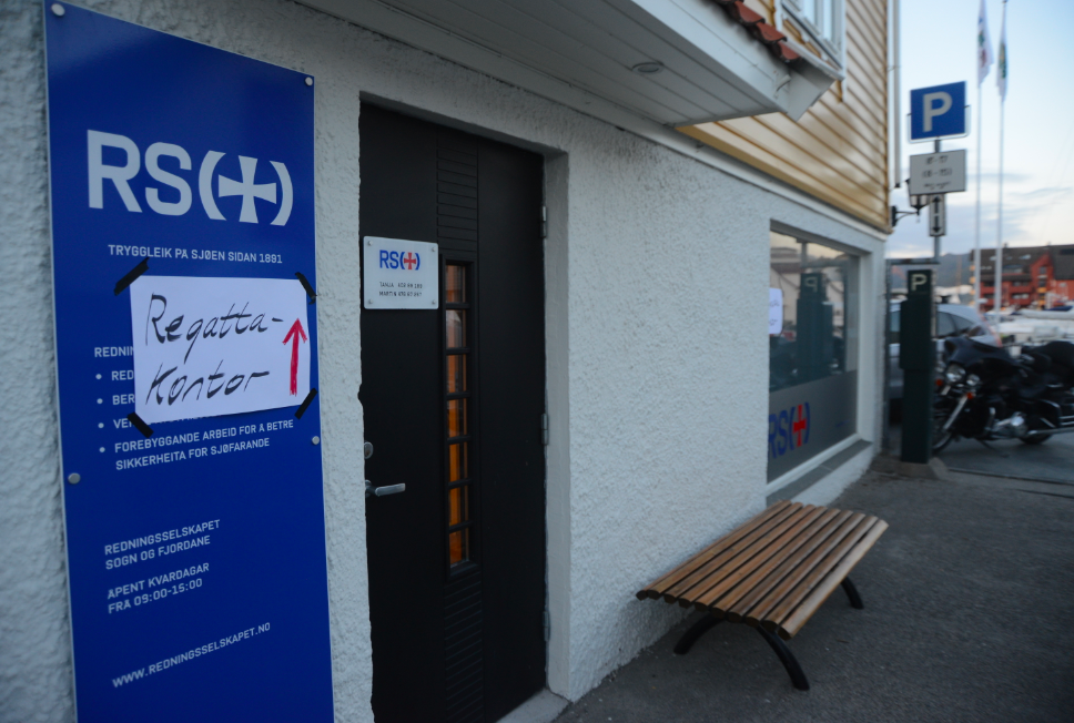 Regattakontoret åpnet