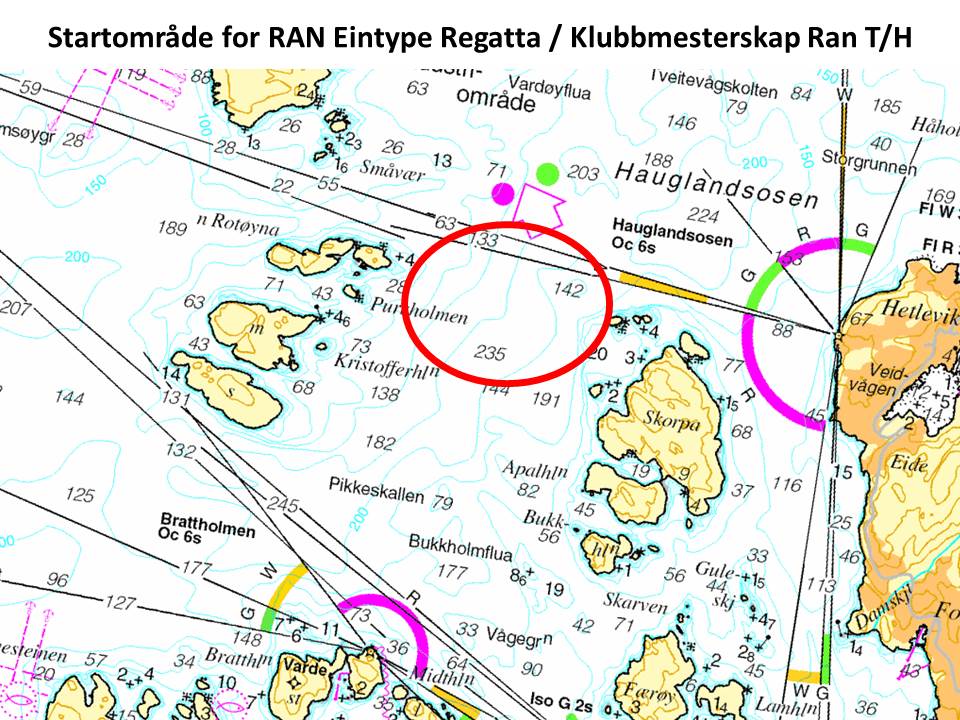 Startområde laurdag