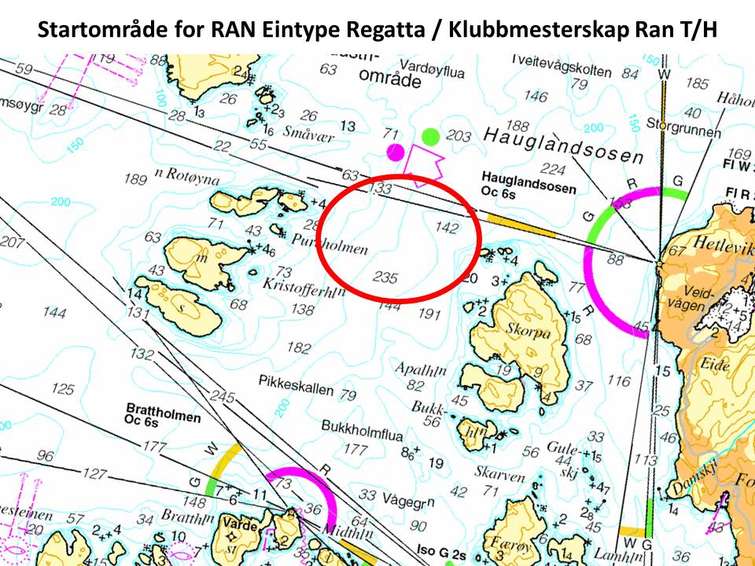 Startområde laurdag