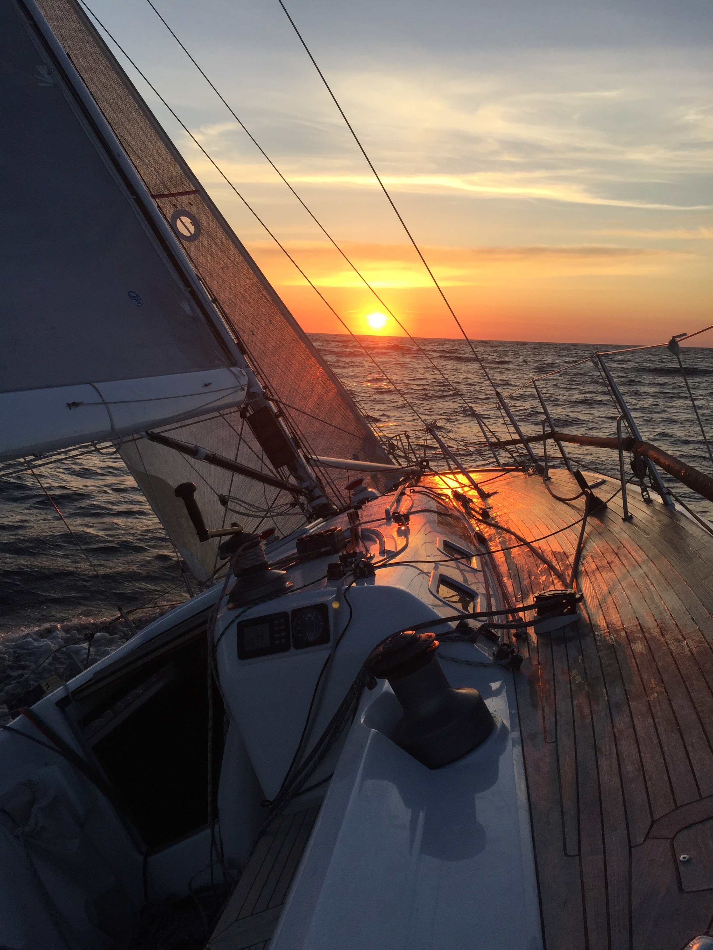 Segling i solnedgang!