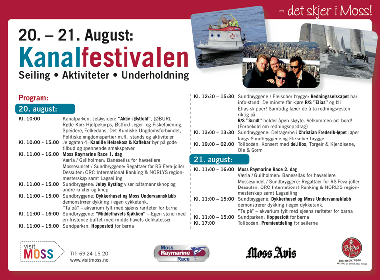 Program for Kanalfestivalen