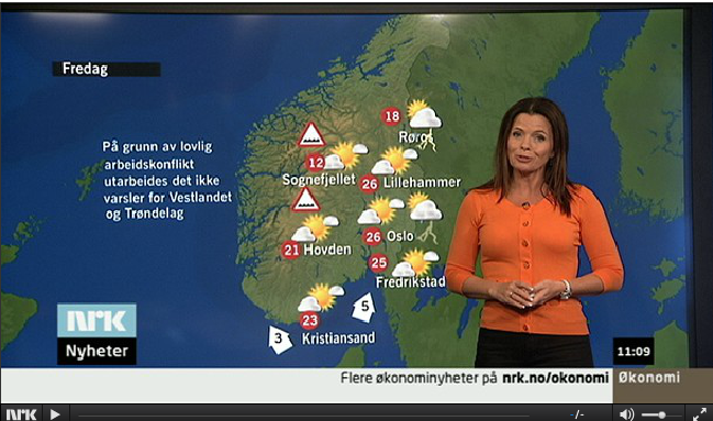 Ikke værmelding for Vestlandet