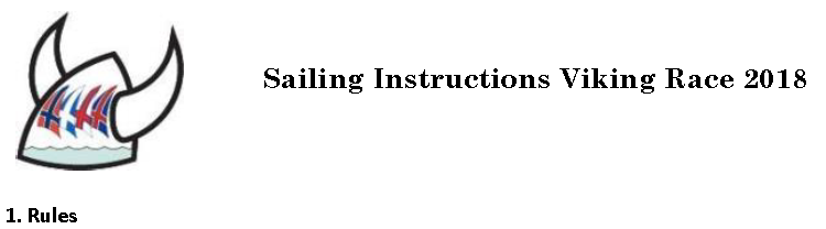 Sailing Instructions