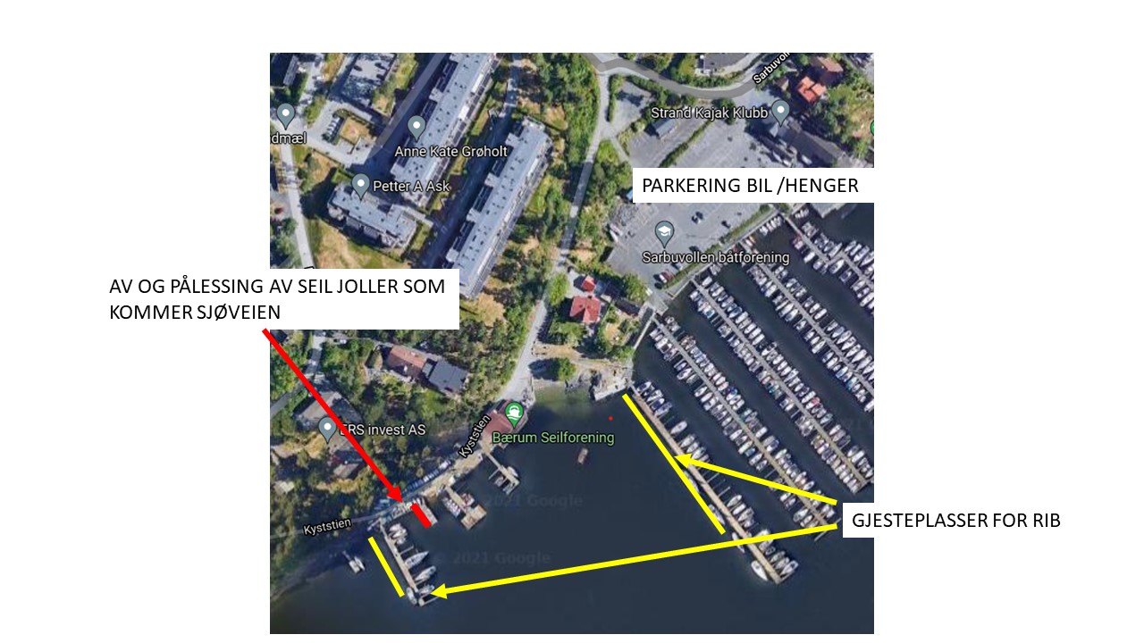 Vi oppforder de med Rib å komme sjøveien.